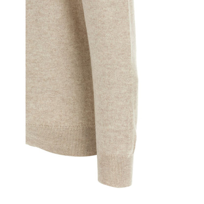 Brunello Cucinelli Beige Cashmere Cardigan