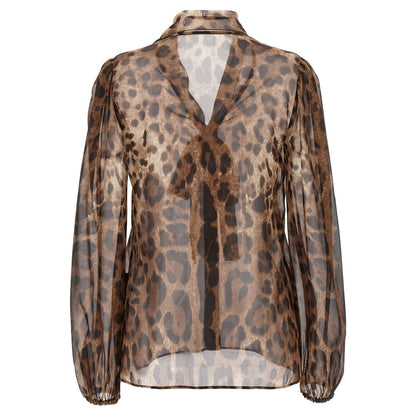 Dolce & Gabbana Multicolor Silk Blouse