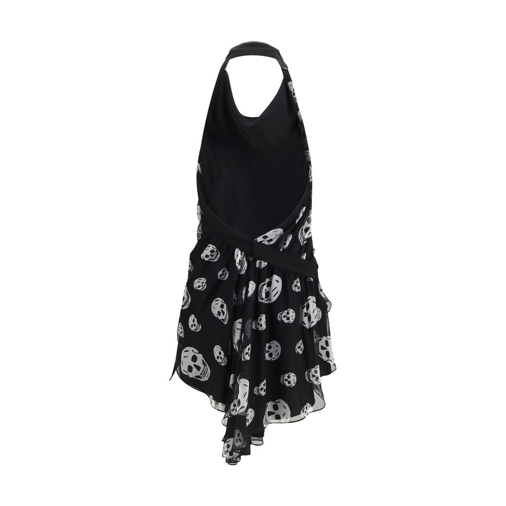 Alexander McQueen Black Silk Scarf