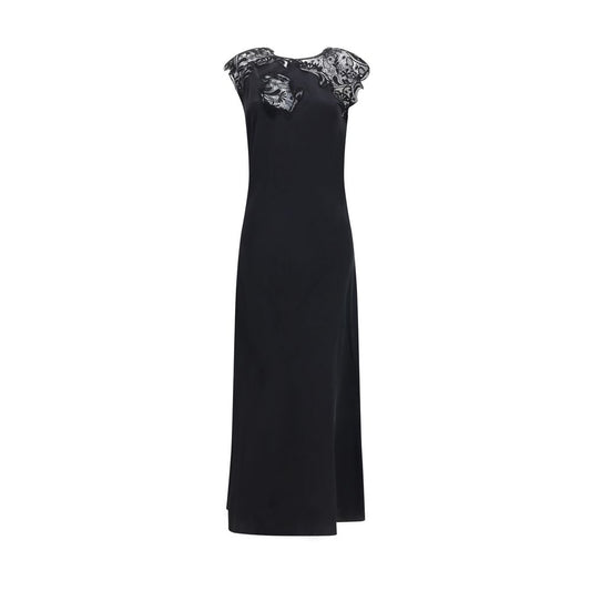 Ferragamo Black Silk Cocktail Dress