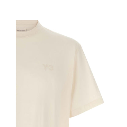 Y-3 White Cotton T-Shirt