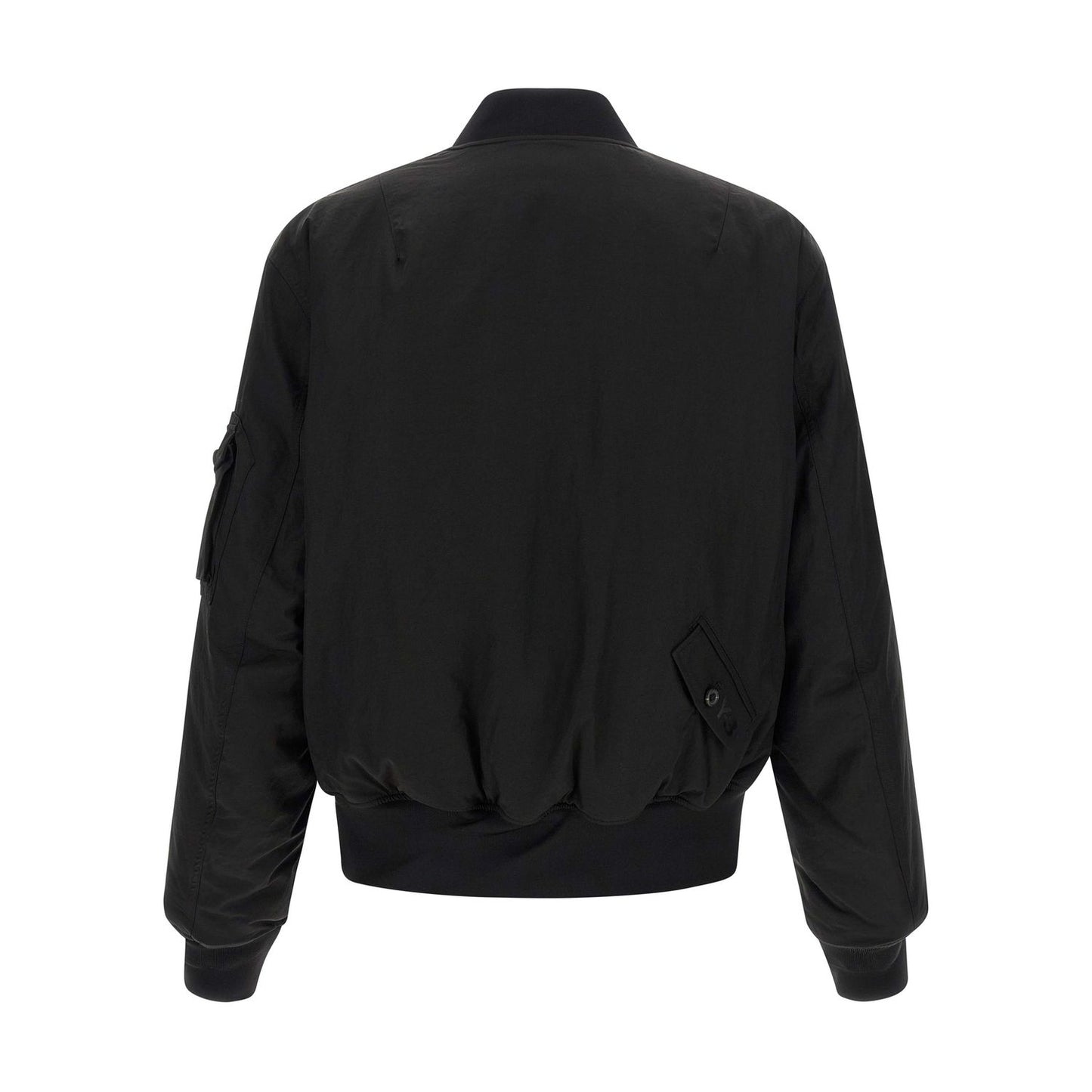 Y-3 Black Polyamide Bomber