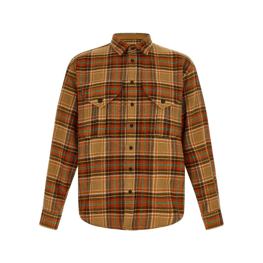 Dsquared² Orange Marabou Blouse