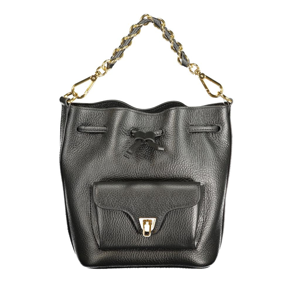 Coccinelle Black Leather Womens Bag