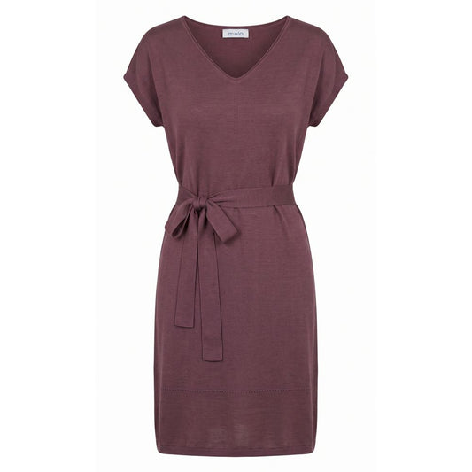 Malo Purple Silk Women Dress