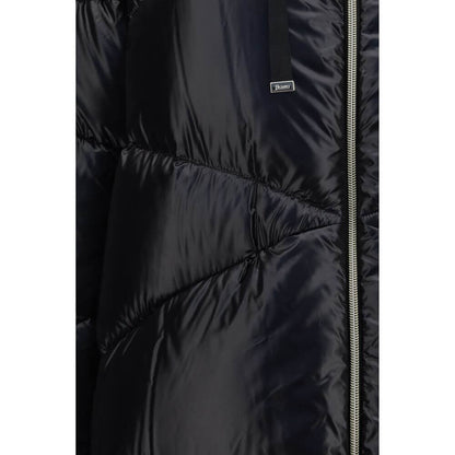 Herno Black Goose Down Full-Length Jacket
