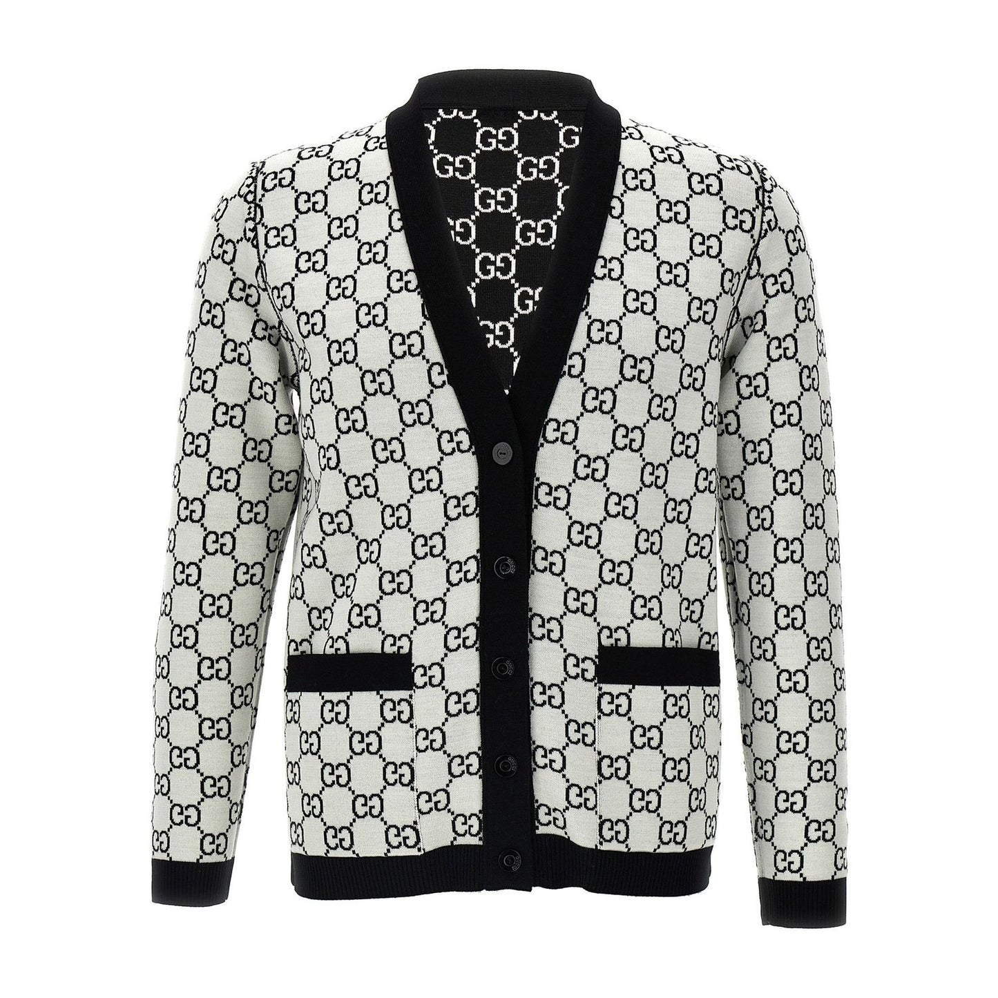 Gucci Bicolor Wool Cardigan