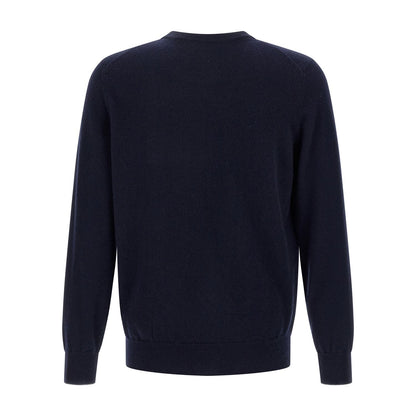 Brunello Cucinelli Blue Cashmere Cardigan