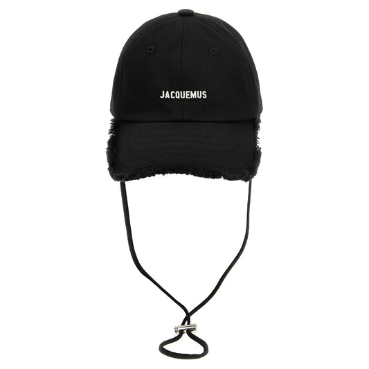 Jacquemus Black Cotton Cap (Baseball Hat)