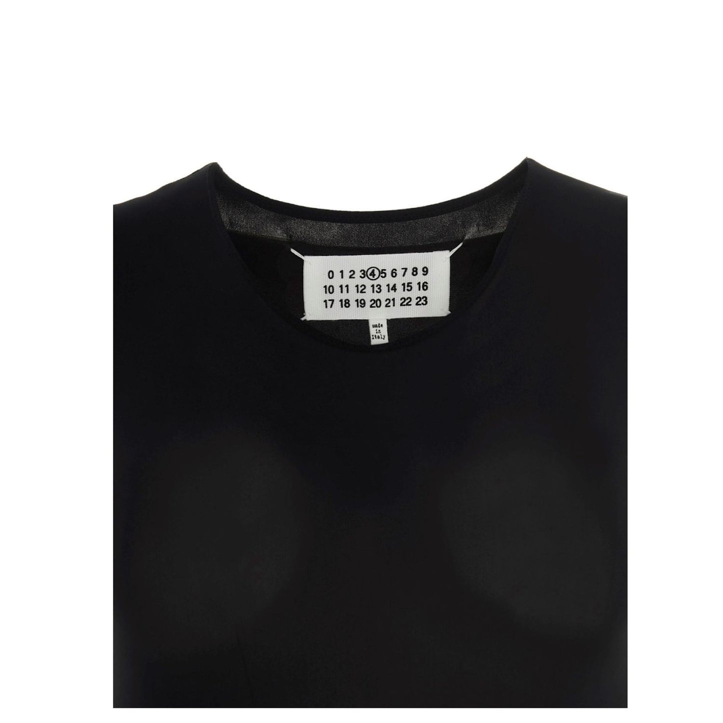 Maison Margiela Black Polyamide Bodysuit