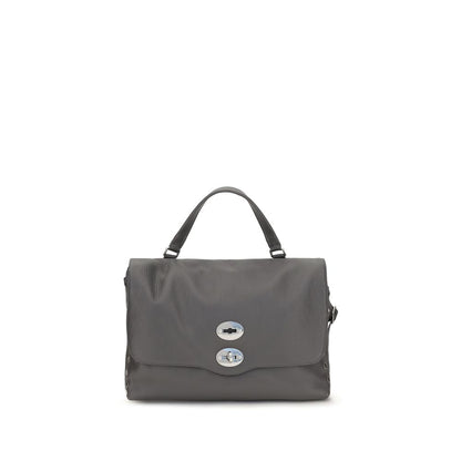 Zanellato Gray Calf Leather Bos Taurus Handbag