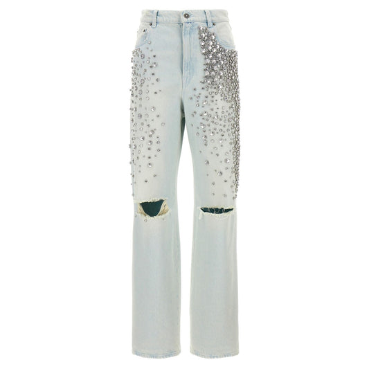 Golden Goose Blue Cotton Jeans Denim
