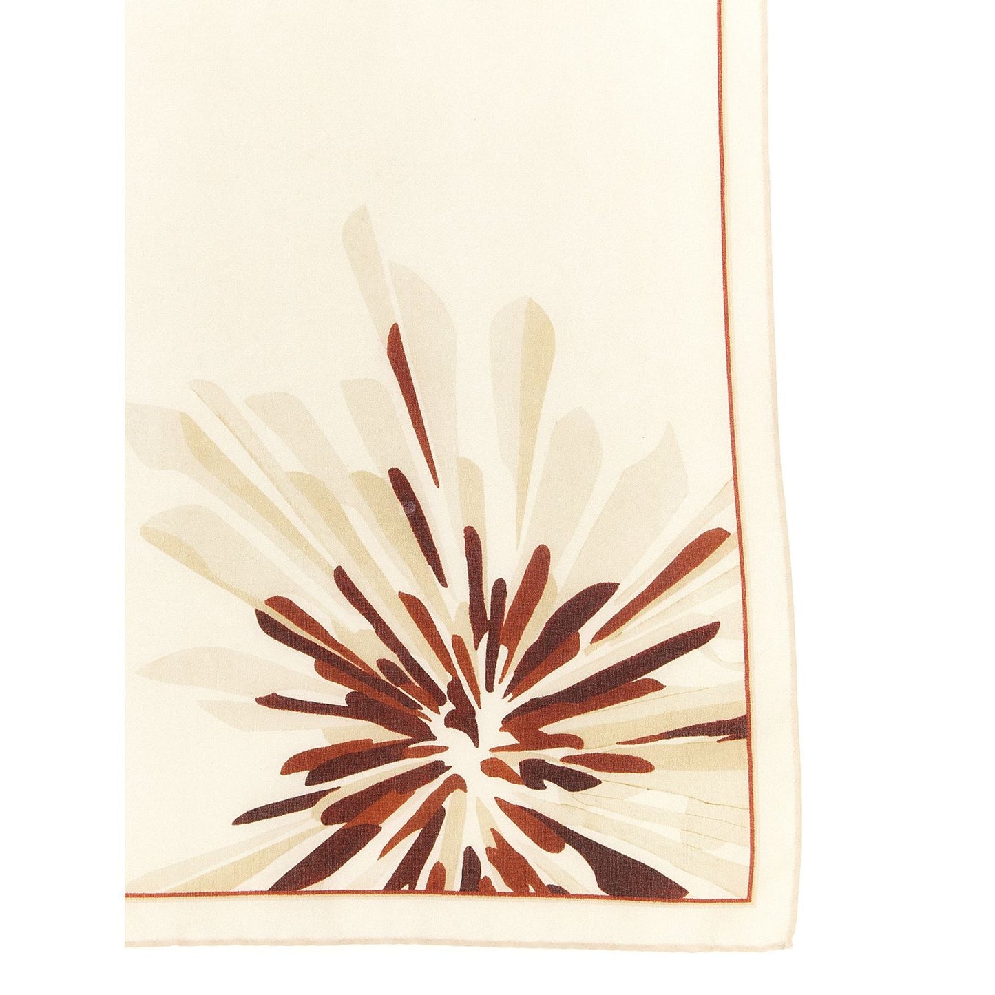 Brunello Cucinelli Beige Silk Scarf