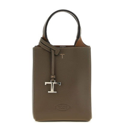 Tod's Bicolor Calfskin Handbag