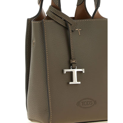 Tod's Bicolor Calfskin Handbag