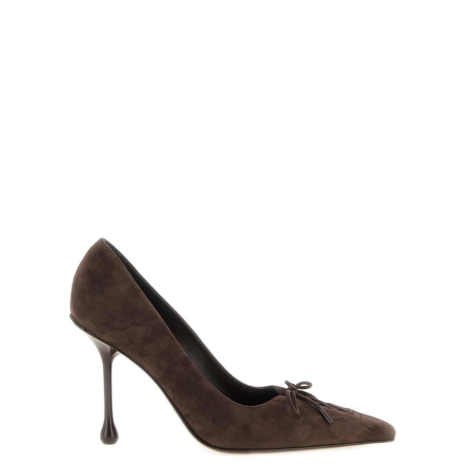 Jimmy Choo Brown Leather High Heel Pumps