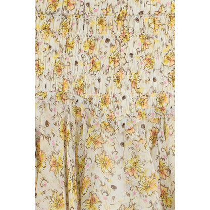 Isabel Marant Étoile Beige Viscose Mini Skirt