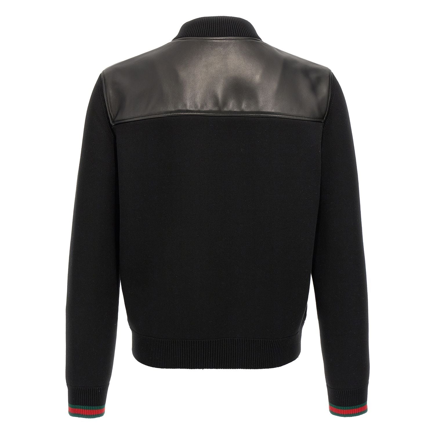 Gucci Black Lamb Leather Leather Jacket
