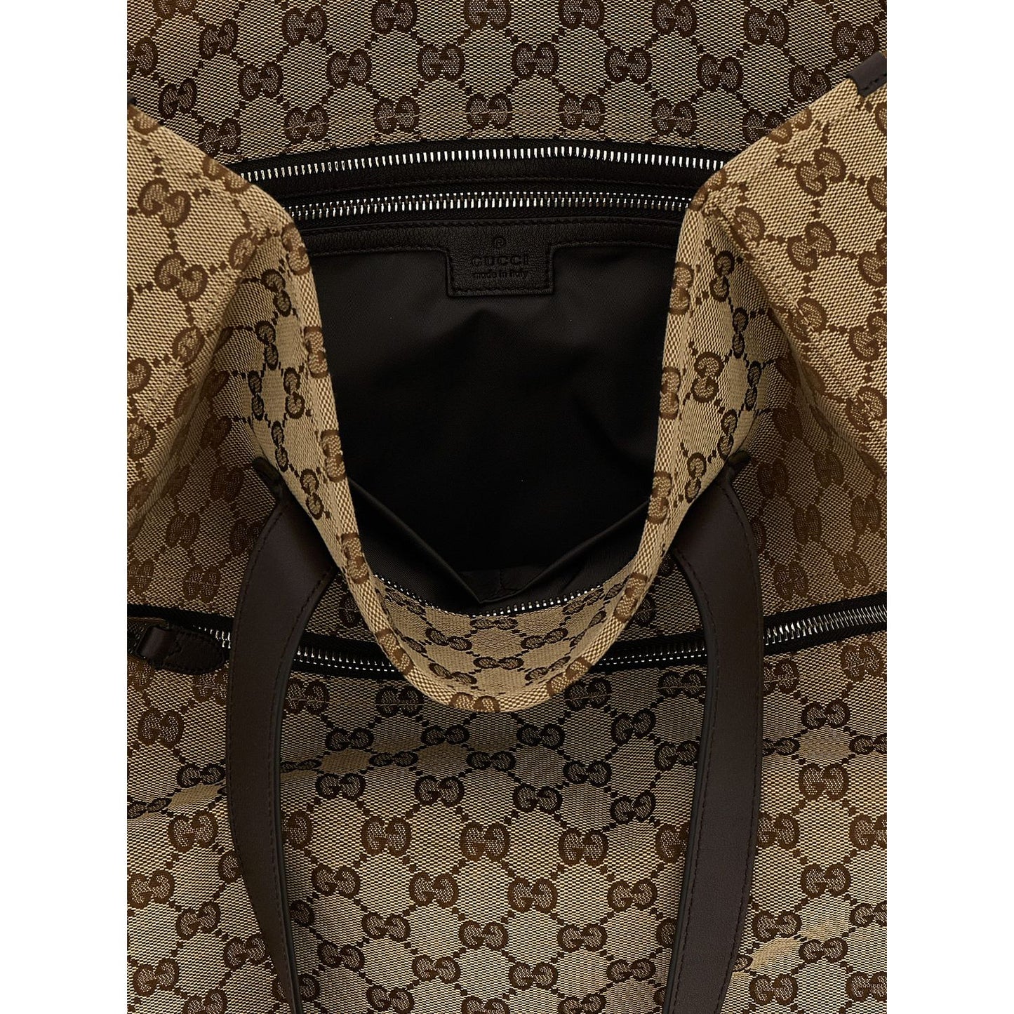 Gucci Brown Polyester Shoulder Bag