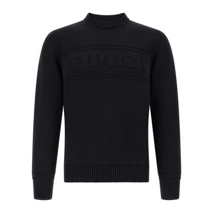 Gucci Black Cotton Cardigan