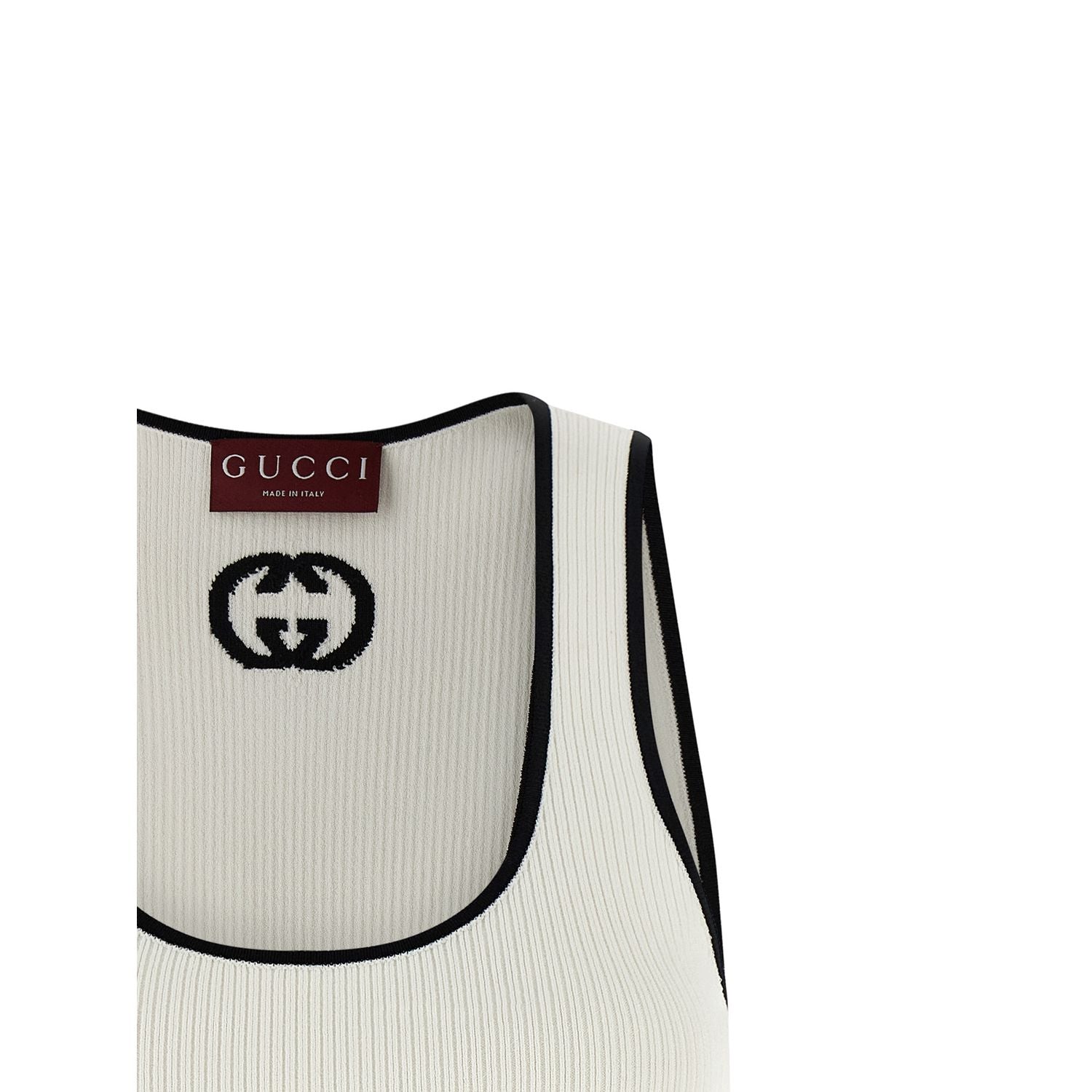 Gucci Bicolor Viscose Tank Tops