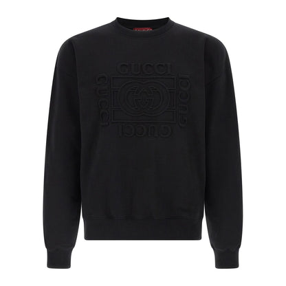 Gucci Black Cotton Sweatshirt