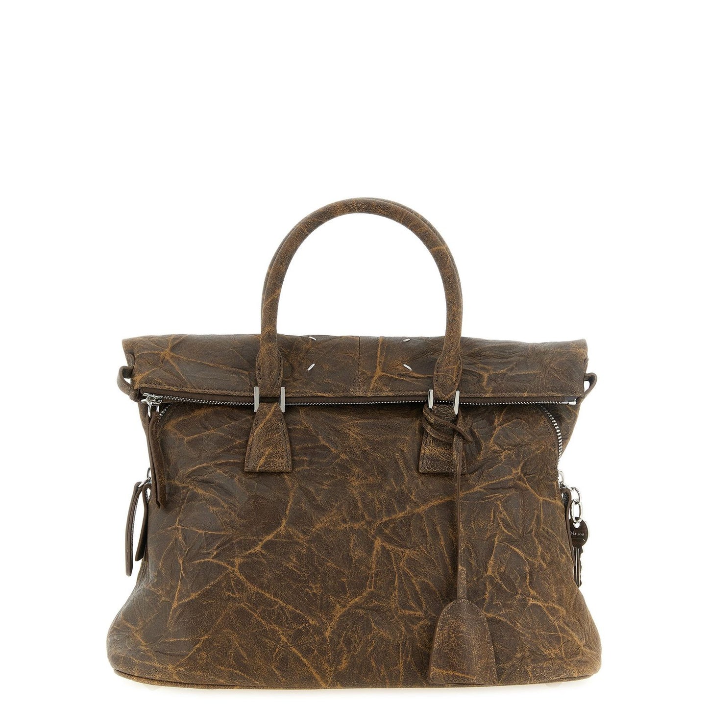 Maison Margiela Brown Goatskin Shoulder Bag