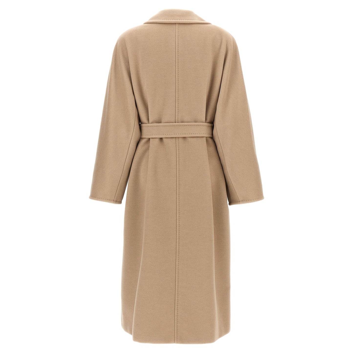 Max Mara Beige Virgin Wool Coat