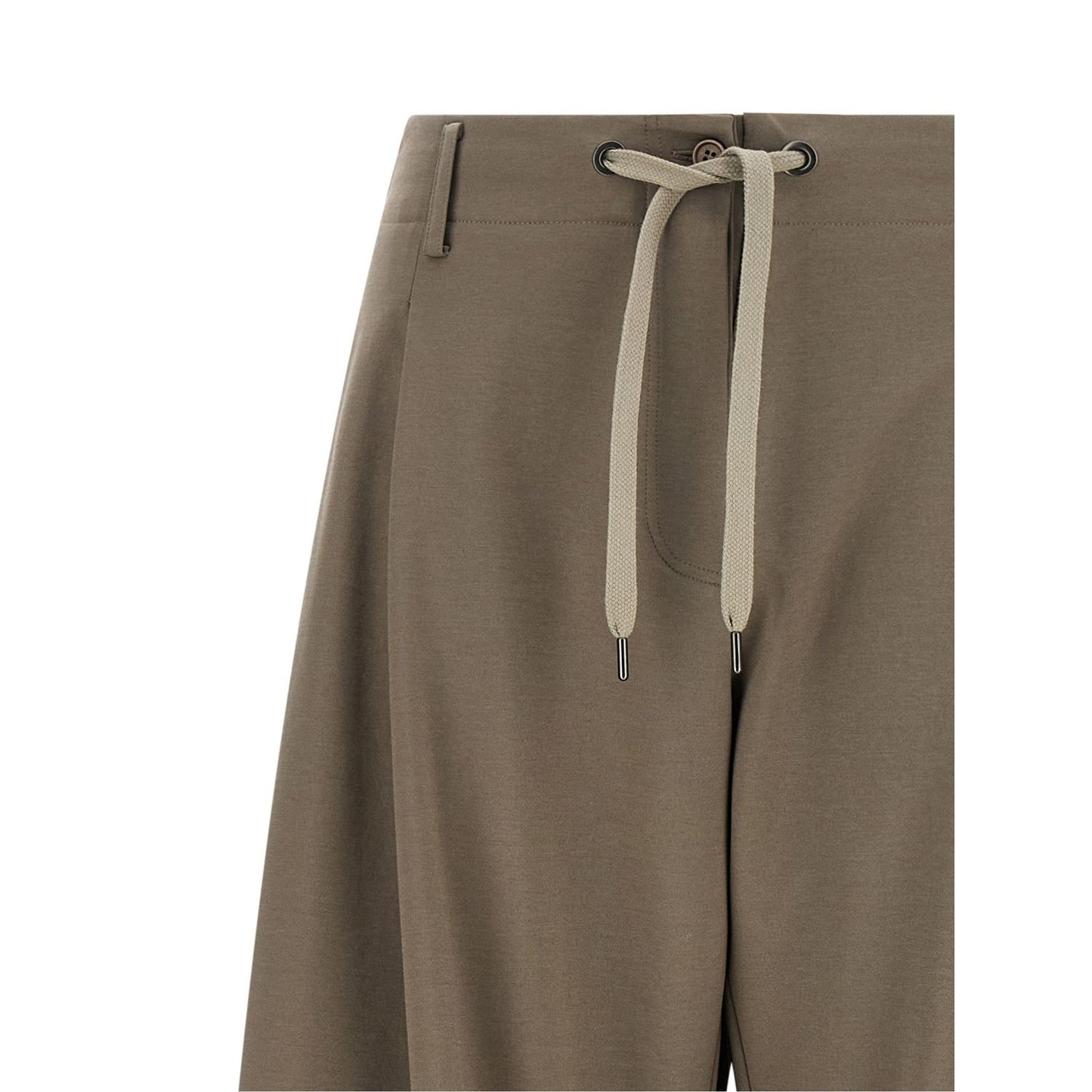 Brunello Cucinelli Gray Cotton Athletic Pants