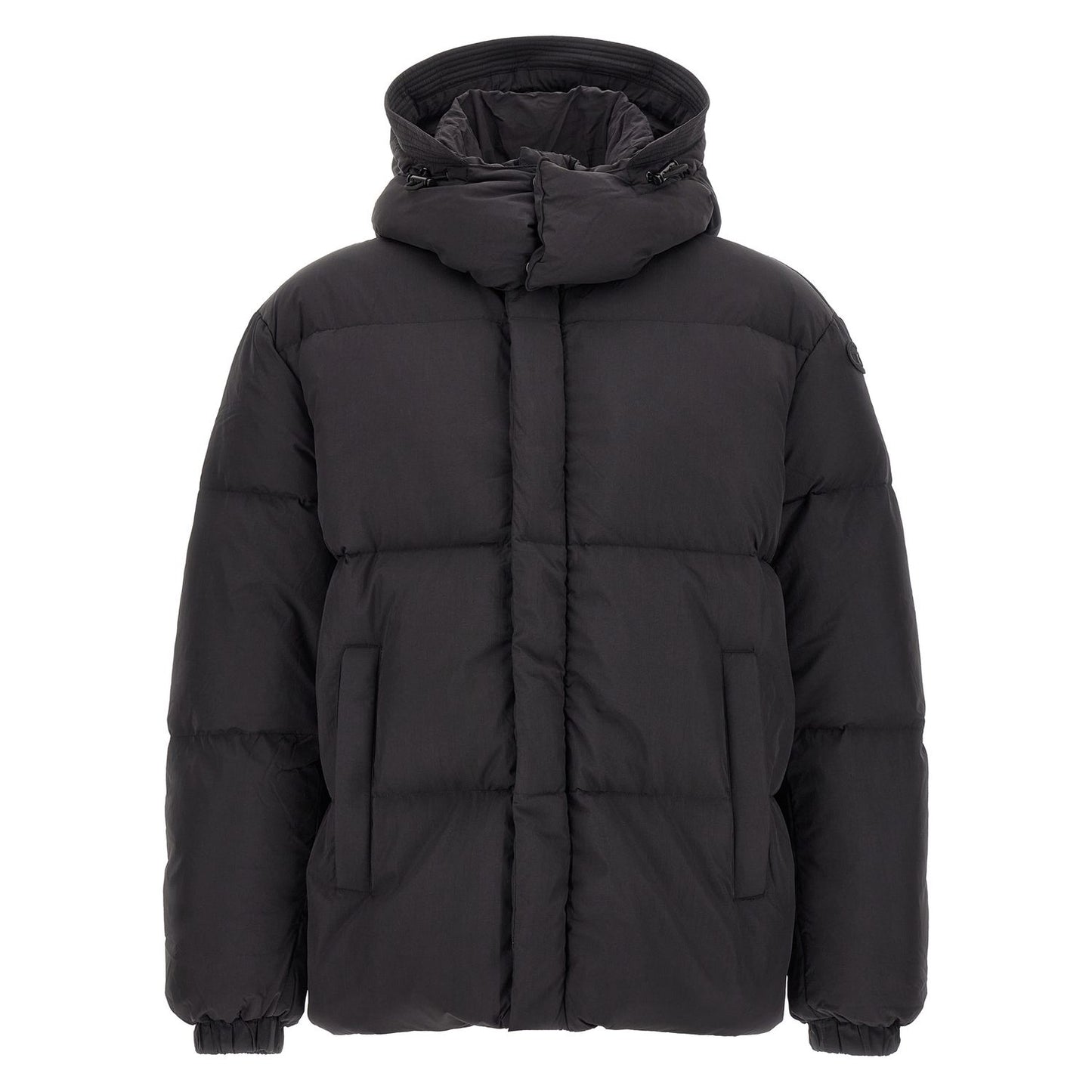 Diesel Black Polyamide Full-Length Jacket