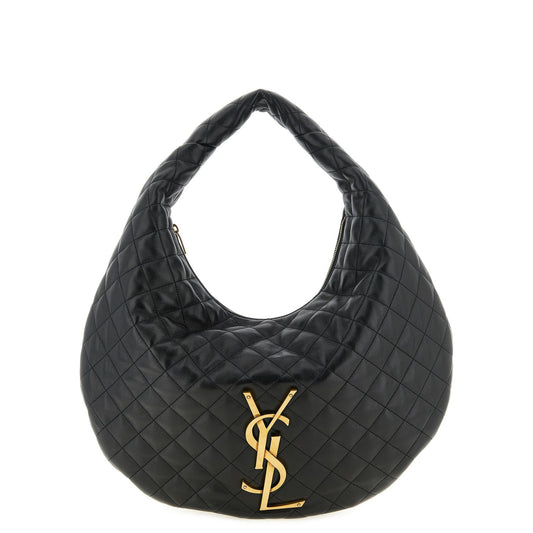 Saint Laurent Black Lamb Leather Shoulder Bag