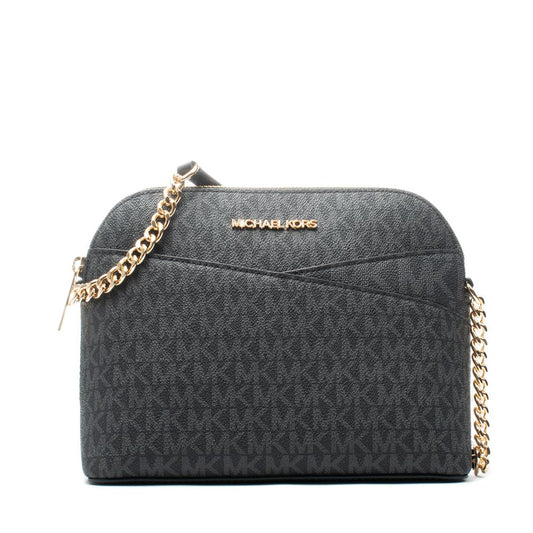 Michael Kors Black Leather Crossbody Bag
