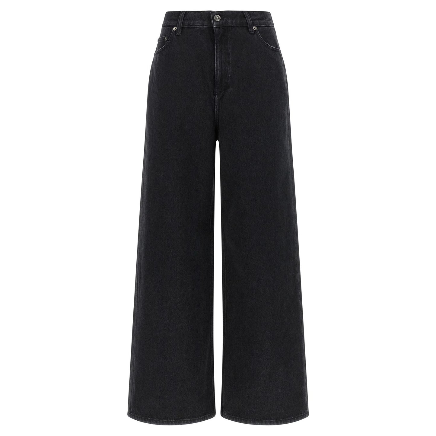 Golden Goose Black Cotton Flared Jeans