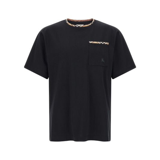 Burberry Black Cotton T-Shirt