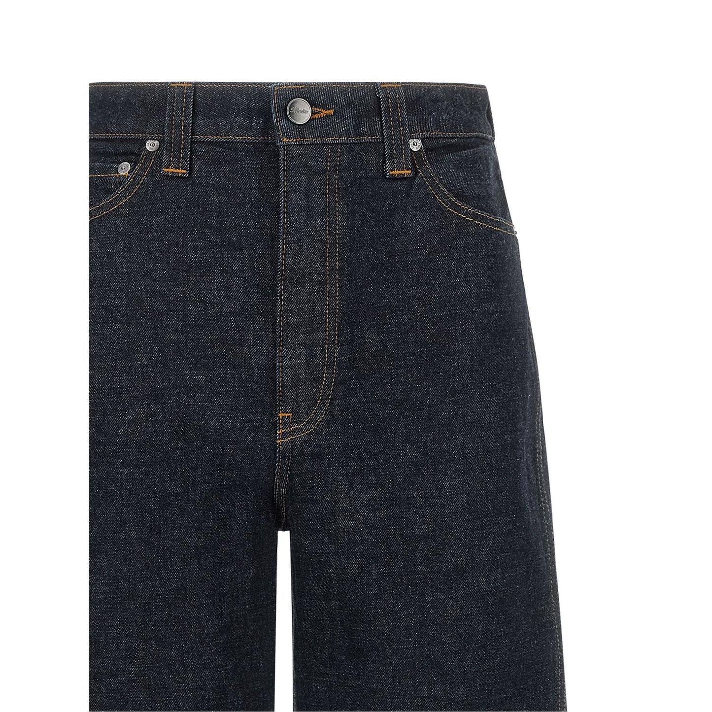 Khaite Blue Cotton Flared Jeans