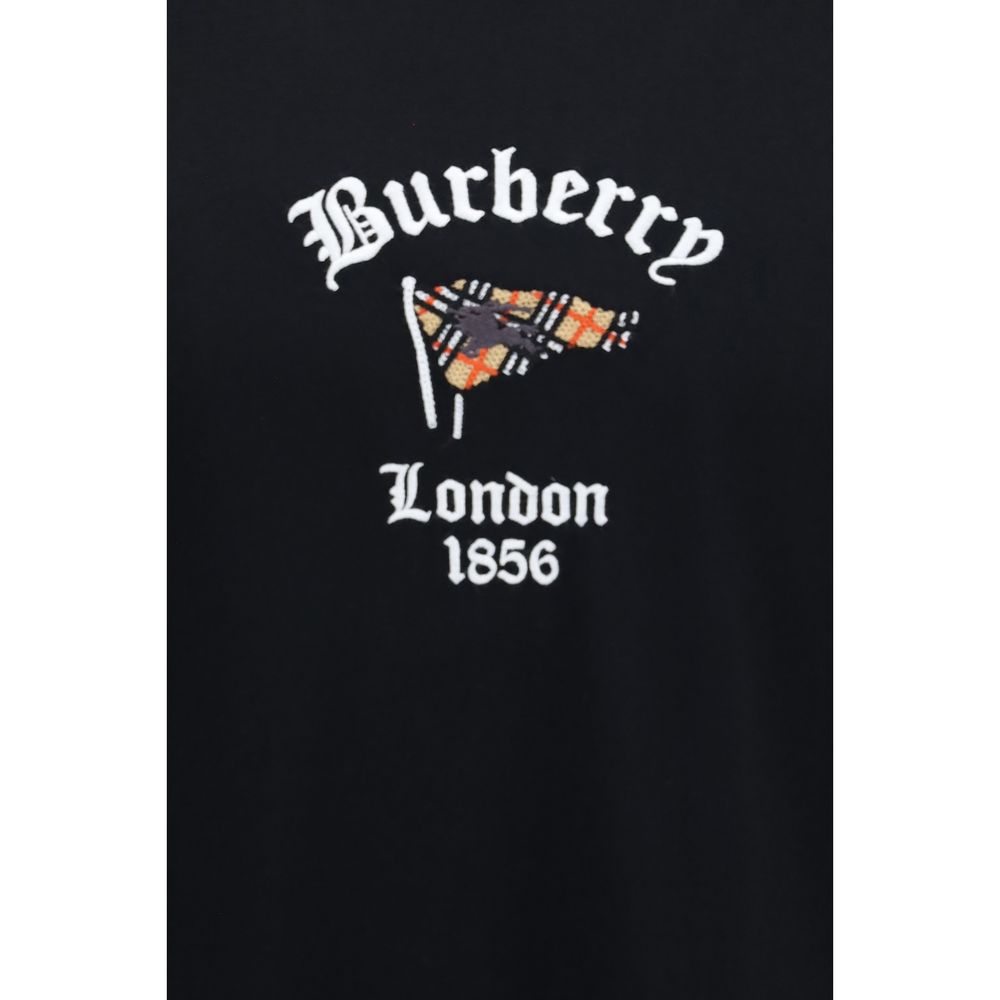 Burberry Black Cotton T-Shirt