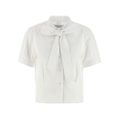 Thom Browne White Cotton Blouse