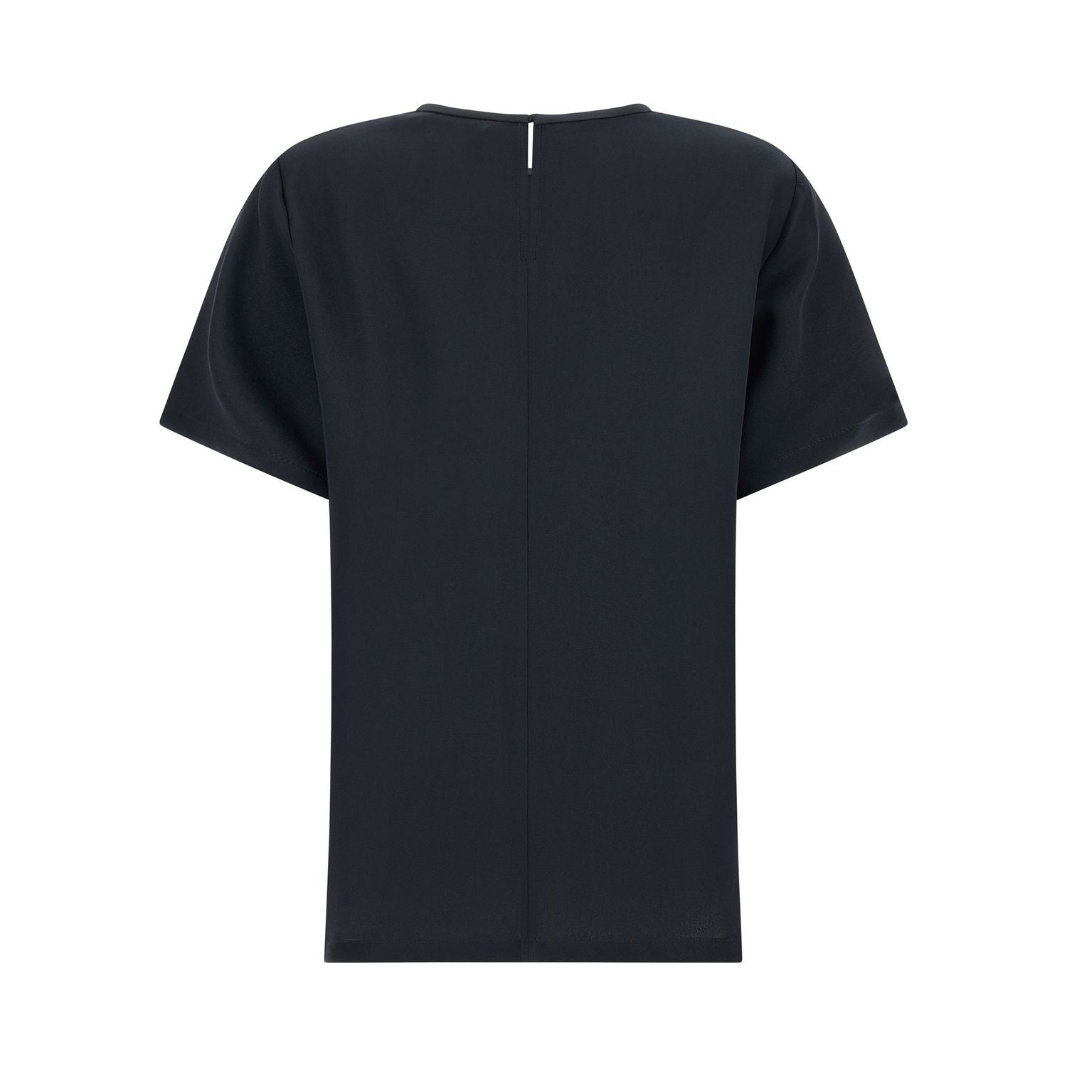 Max Mara Black Silk Blouse