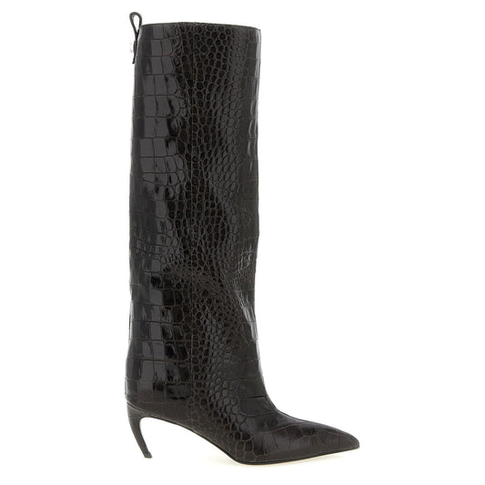 The Attico Brown Bovine Leather Over The Knee