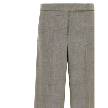 Max Mara Gray Wool Dress Pants