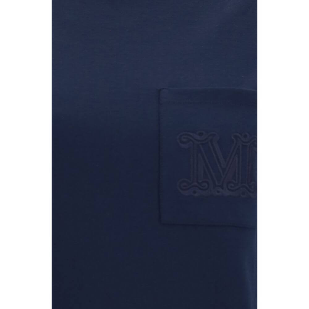 Max Mara Blue Cotton T-Shirt