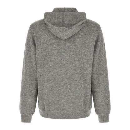 Brunello Cucinelli Gray Cashmere Sweatshirt