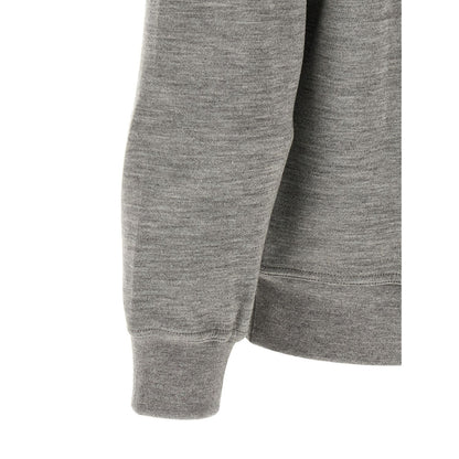 Brunello Cucinelli Gray Cashmere Sweatshirt