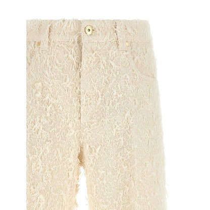 Brunello Cucinelli Beige Cotton Casual Pants