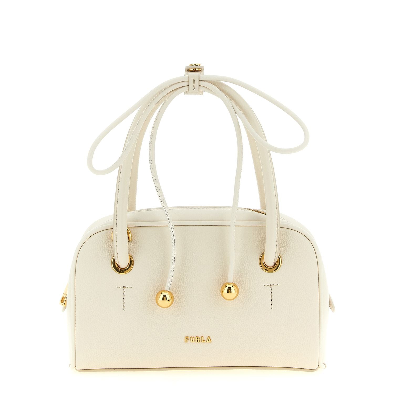 Furla White Calfskin Handbag