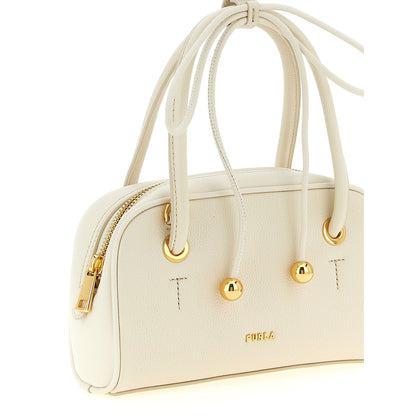 Furla White Calfskin Handbag