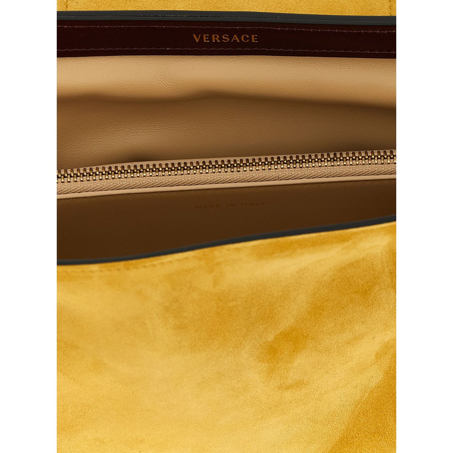 Versace Bicolor Calfskin Clutch Bag