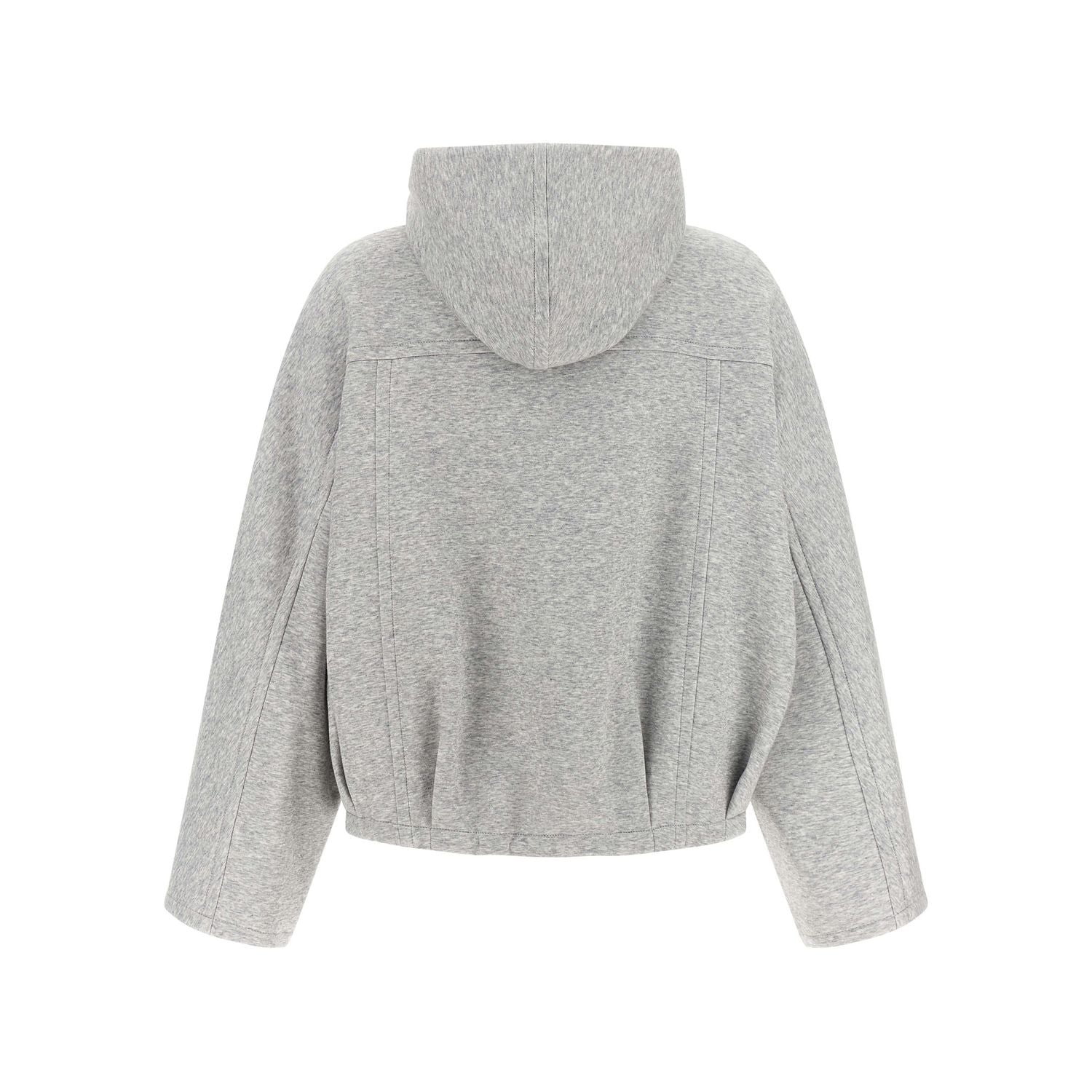 Brunello Cucinelli Gray Cotton Hoodie