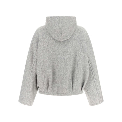 Brunello Cucinelli Gray Cotton Hoodie