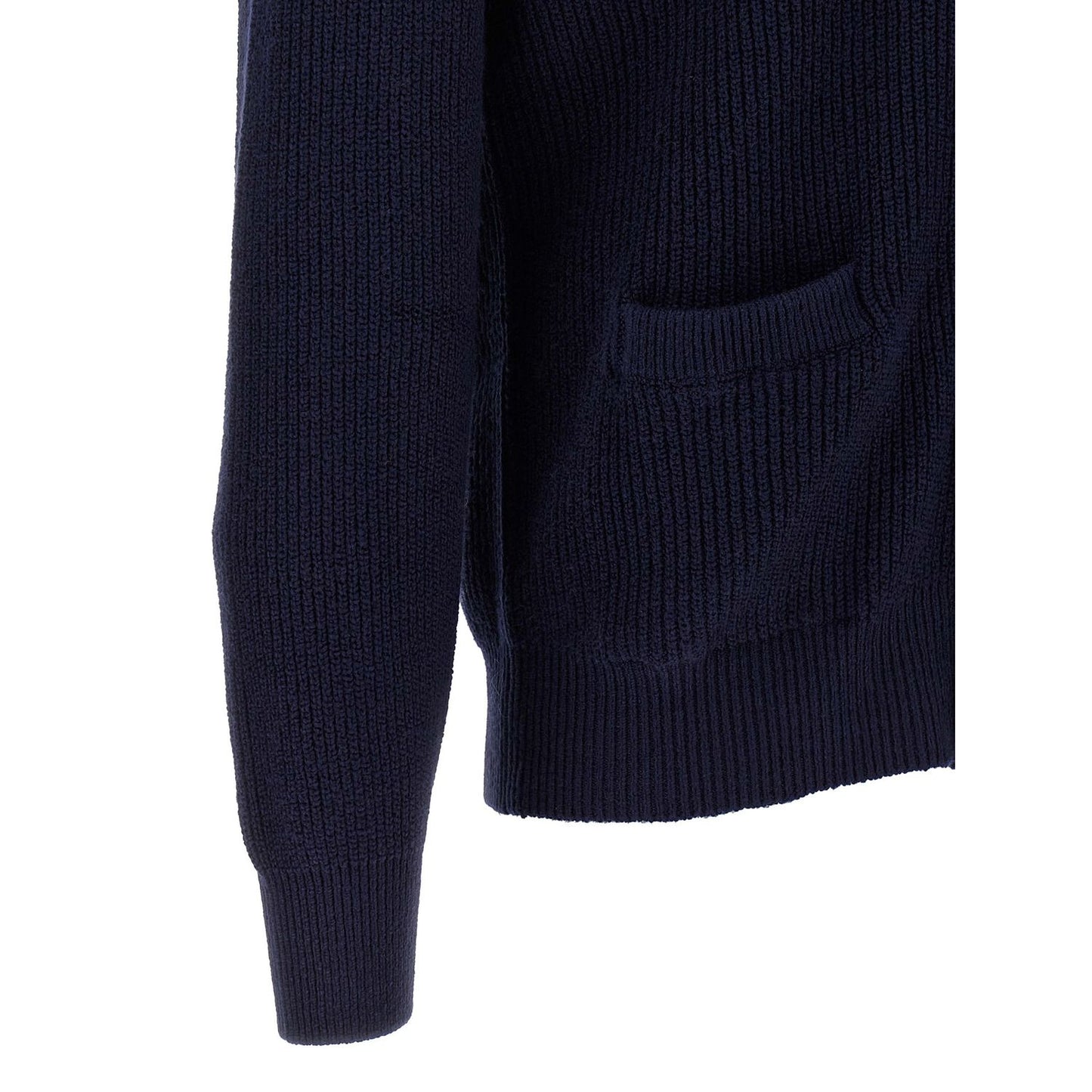 Brunello Cucinelli Blue Cotton Cardigan